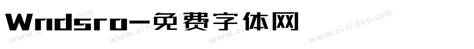 Wndsro字体转换