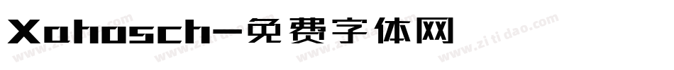 Xahosch字体转换