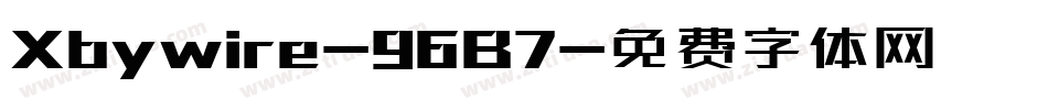 Xbywire-96B7字体转换