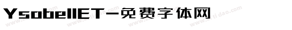 YsobelIET字体转换