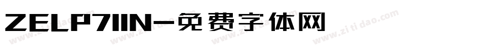 ZELP711N字体转换