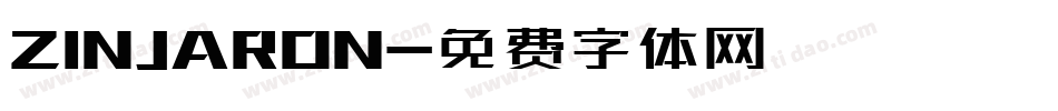 ZINJARON字体转换