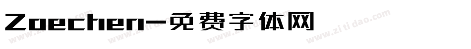Zoechen字体转换