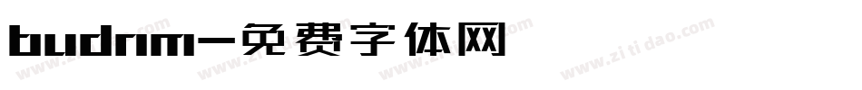 budnm字体转换
