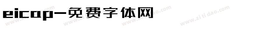 eicap字体转换