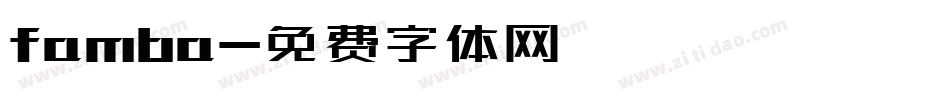 famba字体转换