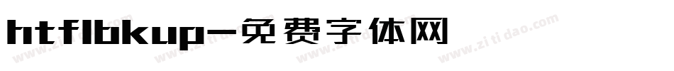htf1bkup字体转换