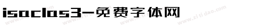 isaclas3字体转换