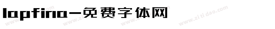 lapfina字体转换