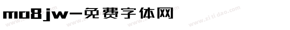 mo8jw字体转换