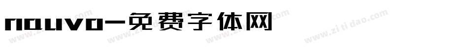nauvo字体转换