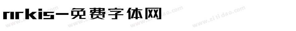 nrkis字体转换