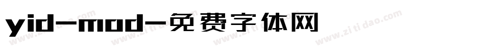 yid-mod字体转换