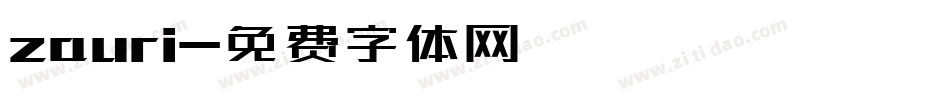 zauri字体转换