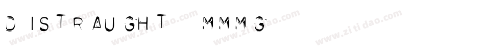 Distraught-mmMG字体转换