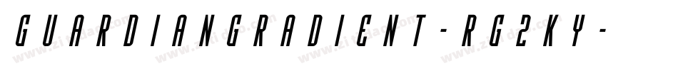 GuardianGradient-rg2Ky字体转换