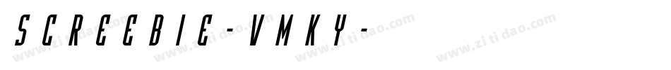 Screebie-vmKy字体转换