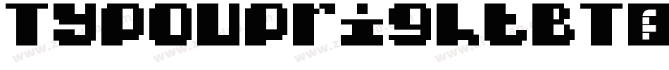 TypoUprightBT-Regular字体转换