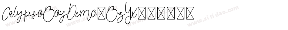 CalypsoBoyDemo-BzYx字体转换