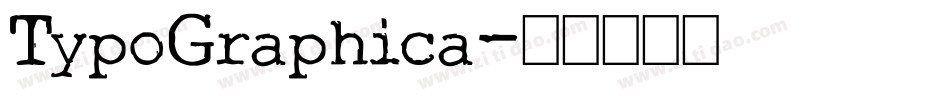 TypoGraphica字体转换