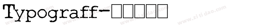 Typograff字体转换
