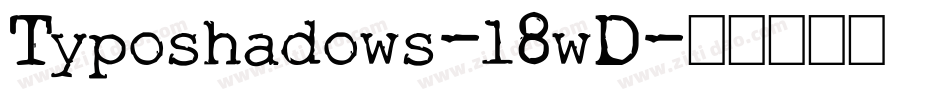 Typoshadows-l8wD字体转换
