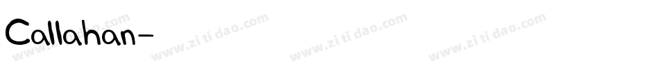 Callahan字体转换