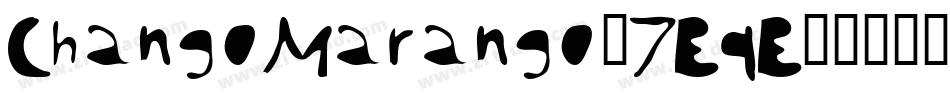 ChangoMarango-7EqE字体转换