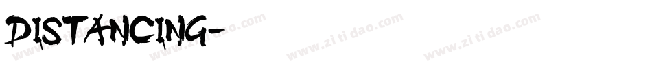 DISTANCING字体转换