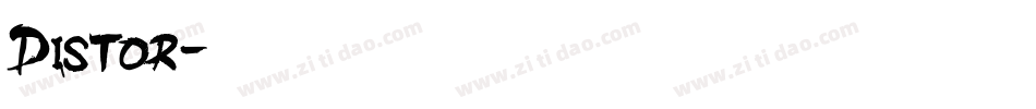 Distor字体转换