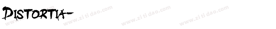 Distortia字体转换