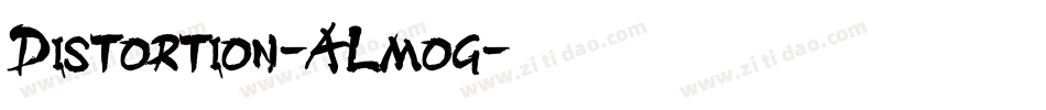 Distortion-ALmog字体转换