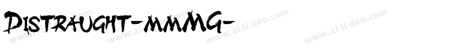 Distraught-mmMG字体转换