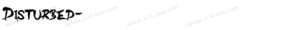 Disturbed字体转换