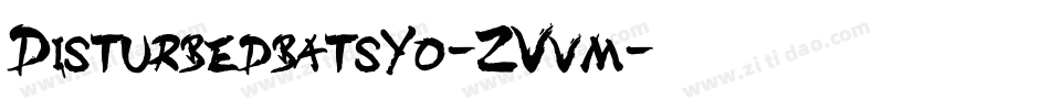 DisturbedbatsYo-ZVvm字体转换