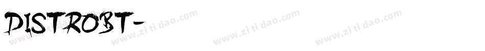 DISTROBT字体转换