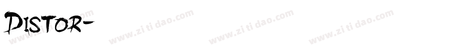 Distor字体转换