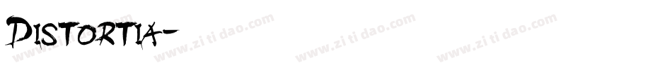 Distortia字体转换
