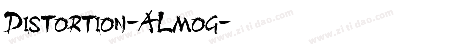 Distortion-ALmog字体转换