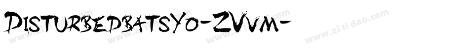 DisturbedbatsYo-ZVvm字体转换