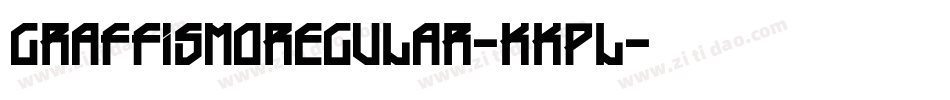 GraffismoRegular-KKpl字体转换