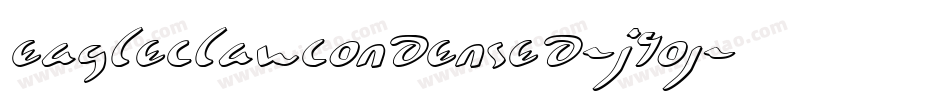 EagleclawCondensed-J9Oj字体转换