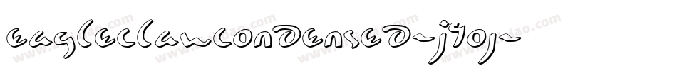 EagleclawCondensed-J9Oj字体转换