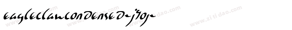 EagleclawCondensed-J9Oj字体转换