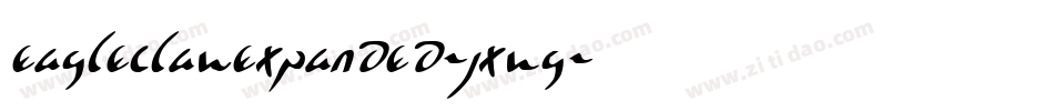 EagleclawExpanded-jXWG字体转换