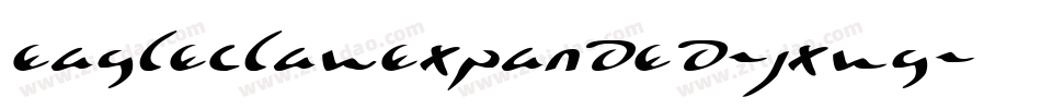 EagleclawExpanded-jXWG字体转换