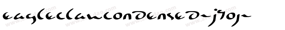 EagleclawCondensed-J9Oj字体转换
