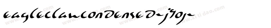 EagleclawCondensed-J9Oj字体转换