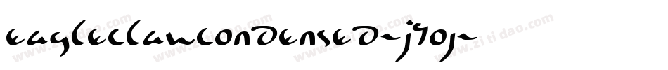 EagleclawCondensed-J9Oj字体转换