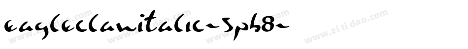 EagleclawItalic-5pB8字体转换